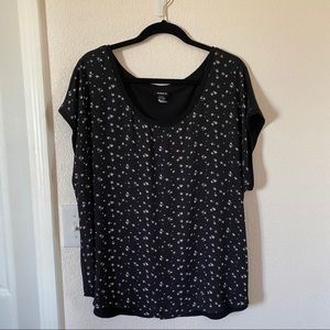 Torrid mixed media star tee